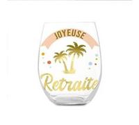 STC Verre Rond Cadeau Retraite