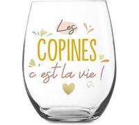 STC Verre rond Affection - Les Copines c'est la Vie - Transparent 11 cm