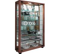 Verre Stand Vitrine de collection Lumo Mini miroir