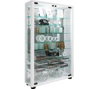 Verre Stand Vitrine de collection Lumo Mini miroir