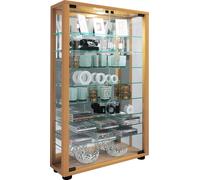 Verre Stand Vitrine de collection Lumo Mini miroir