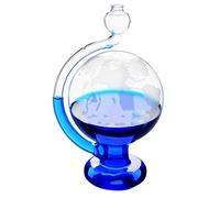 Verre tempête, prédicteur météo en verre tempête, manomètre barométrique visuel, baromètres portables pour la décoration de bureau du bureau à domicile