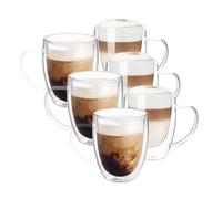 Verre thermos - YYV - Latte 350ml - Double couche - Ensemble de 6 pièces - Couleurs multiples