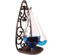 Esschert Design – Baromètre en verre TH31 – Support en fonte transparent 13,9×12×27,7 cm