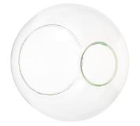 Verre Transparent Abat-jour E27 Double Ouverture Globe, Suspendre | Style Moderne et Élégant, Installation Simple, Remplace Facilement un Globe de Luminaire, Crée une Ambiance Chaleureuse