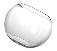 Verre Transparent Aquarium Globe Rond pour Poissons et Plantes | Haute Transparence, Micro Paysage et Vase Hydroponique, Usage Bureau ou Mariage, Décoration Discrète