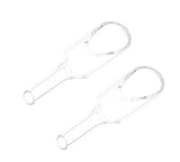 Verre Transparent Rond Bateau de Pesage 2 Pièces | Verrerie D'entonnoir, Forme Ronde à Bec Verseur Conique, Aide au Dosage des Solides et Liquides