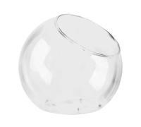 Verre Transparent - Vase Ouverture Inclinée Moderne - Pot Décoratif Écologique en Verres, Idéal pour Micro-paysages DIY, Fleurs Et Décoration Intérieure