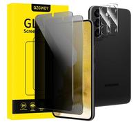 Verre Tremp¿¿ Anti-Espion pour Samsung Galaxy S22, Lot de 2 Film Protection ?cran + 2 Pi¿¿ces Protection Camera Objectif Vitre Protecteur Protege Sans Bulles, Duret¿¿ 9H, Facile ¿¿ Installer