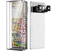 Verre Tremp¿¿ pour Google Pixel 6 Pro Plein ¿¿cran, Affaire Class¿¿e Protection ¿¿cran, Bord ¿¿ Bord, sans Bulle, Anti-Scratch, 2 Pi¿¿ces Protection ¿¿cran + 2 Pi¿¿ces Cam¿¿ra Protection ¿¿cran