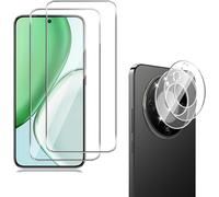 Verre Tremp¿¿ Pour Honor Magic 8 Lite, [2+2 Pi¿¿ces] Vitre Protection ¿¿cran Protection Camera, 9H Duret¿¿ Ultra HD Anti Rayures Film Protection ¿¿cran