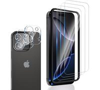 Verre Tremp¿¿ pour iPhone 16 Pro Max Protection D¡®¿¿cran et Cam¿¿ra Arri¿¿re Protecteur 3+2 Pi¿¿ces, Duret¿¿ 9H, Anti - Rayures, Hd Transparent, Protection ?cran pour iPhone 16 Pro Max