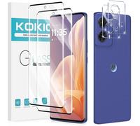 Verre Tremp¿¿ pour Motorola Moto G85, 2 Pi¿¿ces Protection ¿¿cran Film et 2 Pi¿¿ces Cam¿¿ra Arri¿¿re Protecteur, Anti-Rayures Vitre Protection, 9H Duret¿¿, Sans Bulles, HD Transparent