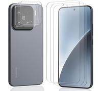 Verre Tremp¿¿ pour Xiaomi 15, Vitre Protection ¿¿cran 3 Pi¿¿ces et Protection d'Objectif de Cam¿¿ra 3 Pi¿¿ces. Duret¿¿ 9H Anti-Rayure HD Transparent Protection Vitre pour Xiaomi 15