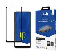 Verre trempÃ© renforcÃ© 3MK Samsung Galaxy A21 HardGlass Max Liteâ¢ Blanc TU