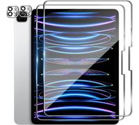 Verre Trempé(2)+Caméra Arrière Protecteur(2) Pour Ipad Pro 11 Pouces 2024 Film Protection Ecran Verre Trempe Glass Screen Protector Tempered Ultra Resistant Vitre Ecran Protecteur Anti Rayure