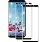 Verre Trempé 2 Pièces Pour Samsung Galaxy S8 Plus - Protection Écran 9h, Couverture Complète, Ultra-Limpide, Anti-Rayures, Oléophobe, Pose Sans Bulles