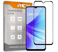 Verre Trempé 3D pour Oppo A77 5G - Oppo A57s, Noir, Protecteur d'écran qualité supérieure, Protection Complète, 3D, 4D, 5D
