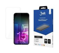 Verre trempé - 3mk - HardGlass - iPhone 15 - Protection 9H - Épaisseur 0,3 mm