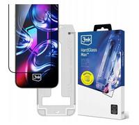 Verre trempé - 3MK - HardGlass Max - avec applicateur - Compatible iPhone 16 Plus/15 Plus - Blanc