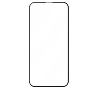 Verre Trempe 9H pour iPhone 14 Couverture 21D Anti-traces de doigts et d'huile Noir