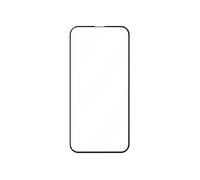 Verre Trempe 9H pour iPhone 14 Couverture 21D Anti-traces de doigts et d'huile Noir