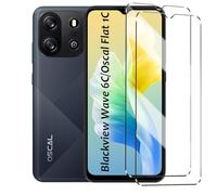 Verre trempé anti casse protection Compatible with Blackview Wave 6C/Oscal Flat 1C Film Protection écran Compatible with Blackview Wave 6C/Oscal Flat 1C protection et Protège écran antichoc,Clear