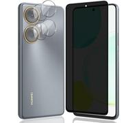 Verre Trempé Anti-Espion Pour Huawei Nova 11i - 1 Protecteur D'écran Confidentialité + 2 Protège-Lentilles Caméra, 9h Anti-Rayures, Installation Facile