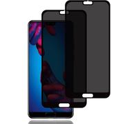 Verre Trempé Anti-Espion Pour Huawei P20 [2 Pièces], Protection D'écran Anti-Espion, Protecteur D'écran De Confidentialité, 9h Dureté, Anti-Rayures, Film De Protection Écran Pour Huawei P20