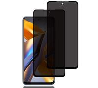 Verre Trempé Anti-Espion pour Xiaomi Poco M5s [2 Pièces], Protection D'écran Anti-Espion, Protecteur D'écran de Confidentialité, 9H Dureté, Anti-Rayures, Film de Protection Écran pour Xiaomi Poco M5s