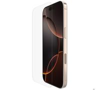 Belkin ScreenForce TemperedGlass verre trempé pour iPhone 16 Pro, fine, transparente, antirayure, dureté 9H, support Easy Align, sans bulle d'air, vitre protection d'écran pour iPhone 16 Pro