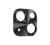 Verre Trempé Caméra pour iPhone 15 et 15 Plus Cadre Alliage Aluminium Enkay Noir