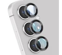 Verre Trempé Caméra pour Samsung Galaxy S25 Plus Anti-reflet Cadre Aluminium Forcell Argent