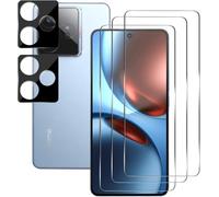 Verre Trempé Compatible Avec Realme Gt 7/Gt 7T 5G Protection Écran 3 Pièces Et 2 Pièces Caméra Arrière Protecteur, 9H Dureté Anti Rayures Hd Protecteur D'Écran Pour Realme Gt 7T 5G
