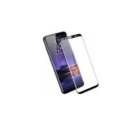 Verre trempé compatible avec Samsung S9, 0,26 mm, 3D, 9H, cadre complet, noir