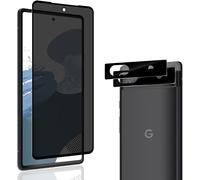 Verre Trempé Confidentialité Pour Google Pixel 6a 0,3 Mm + 2 Protections Lentille Caméra ¿ Anti-Espion, Écran Hd, Ajustement Parfait
