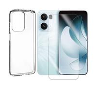 Verre trempé + Coque de Protection transparente souple silicone pour OPPO RENO 13 5G 6.59"" - Visiodirect -