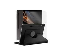 Verre trempé + Coque rotatif en simili cuir pour Samsung Galaxy Tab S10 Ultra SM-X920 SM-X926 14.6 Housse étui Noir - Visiodirect - Noir