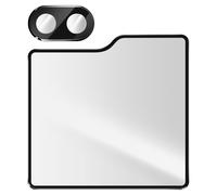 Verre Trempé Ecran Arrière et Caméra pour Samsung Galaxy Z Flip 5 Dureté 9H Transparent Contour Noir