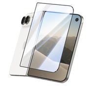 Verre Trempé Écran Externe pour iPhone Duo Anti-rayures 9H et Anti-traces Noir / Transparent