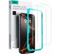 Verre trempé ESR Verre trempé Apple iPhone 16 Pro clair [2 PACKS]