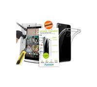 Verre trempé et coque de protection transparente souple silicone pour nokia 4. 2 5. 71"