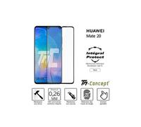 Verre trempé Huawei Mate20 Noir fixation intégrale