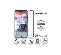Verre trempé Huawei P30 - Noir adhérence intégrale