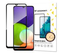 Verre trempé intégral avec cadre pour Samsung Galaxy A22 4G, compatible avec les