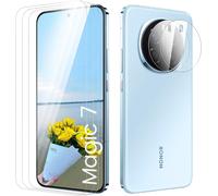 Verre Trempé Intégral Honor Magic 7 ¿ Protection Écran Bord À Bord Ultra Hd 9h Anti-Rayures Sensible Au Toucher Compatible Coque Sans Bulles Pack 2+2