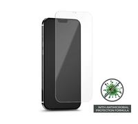 Verre trempé - iPhone 12 Pro Max - Protection antibactérienne - Couleur blanche - Compatible Apple