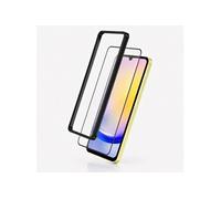 Verre Trempé (Lot de 2) pour Samsung Galaxy A25 5G avec Cadre Applicateur Noir/Transparent