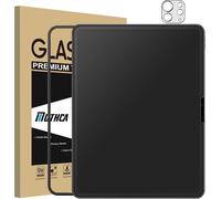 Verre Trempé Mat Pour Ipad Pro 11 Pouces 2024 M4, 9h Vitre Protection D'écran Mate Et Protection Caméra, Anti-Reflet Et Anti-Traces De Doigts, Avec Outil D'installation Facile[Z115]