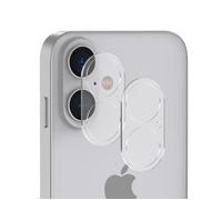 Verre Trempé - Phonillico® - iPhone 16 / 16 Plus - Lot de 2 - Protection Caméra Arrière - Transparent